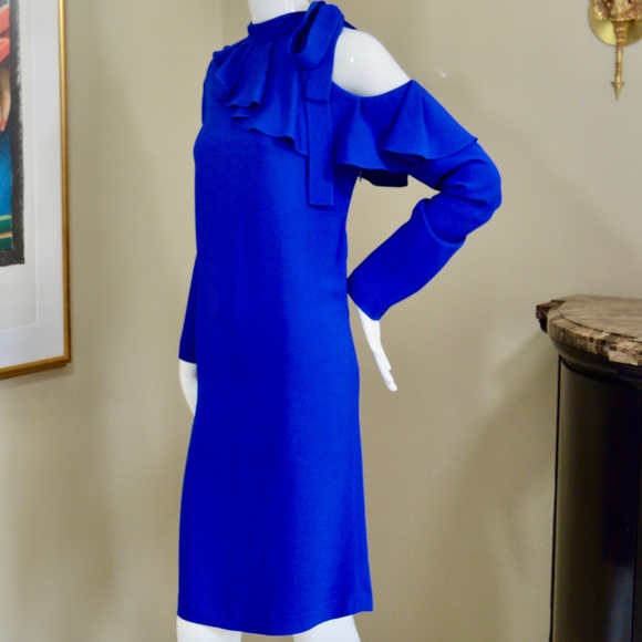 ๐ Emilio Pucci Royal Blue Shift Dress - Size EU 42 / US L ๐ - Picture 15 of 16